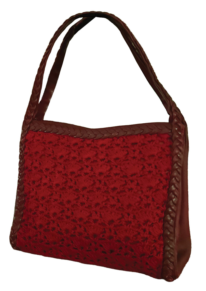 Late 1950s to Early 1960s Red Italian Handbag- NEW!