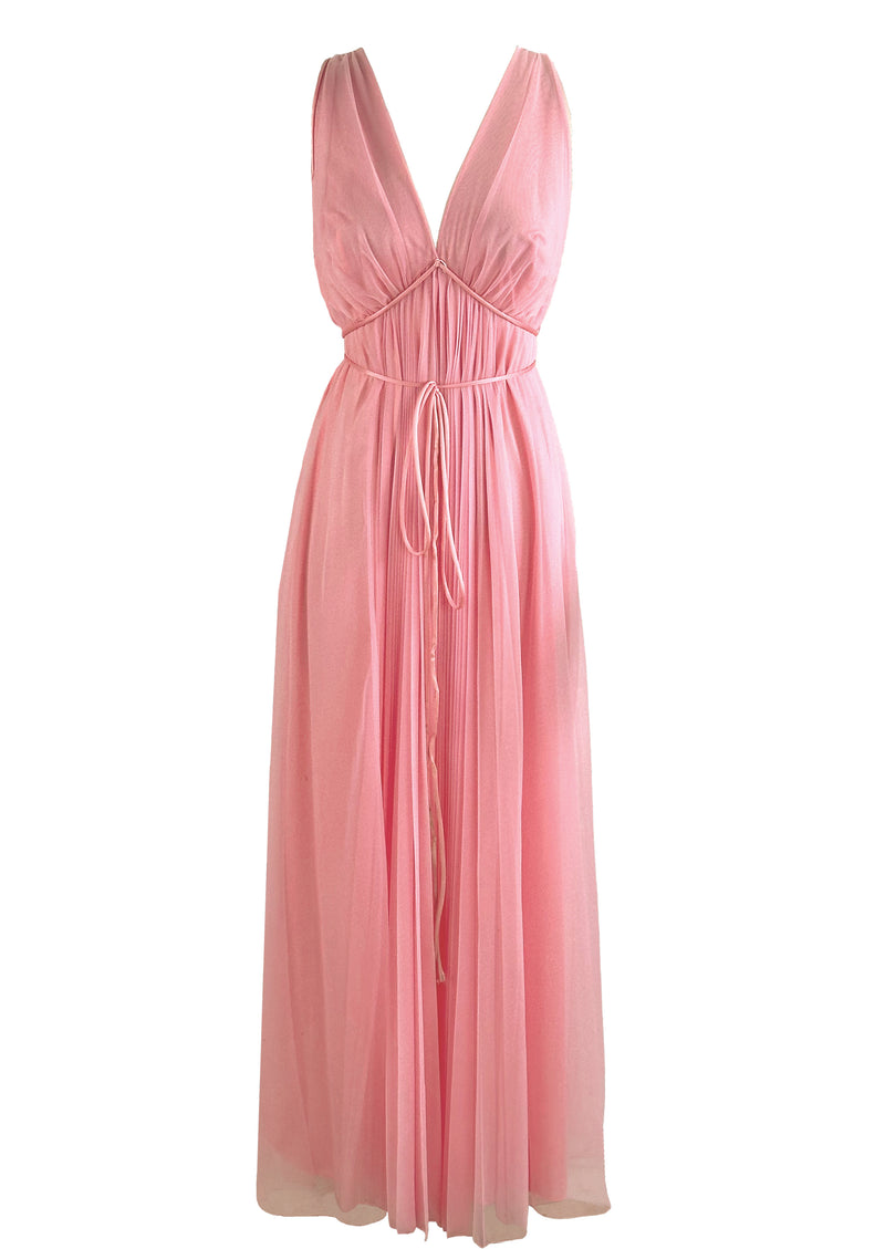 Late 1950s to Early 1960s Pink Nylon Negligee - NEW!