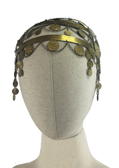 Rare Original 1920s Brass Flapper Headpiece - NEW!