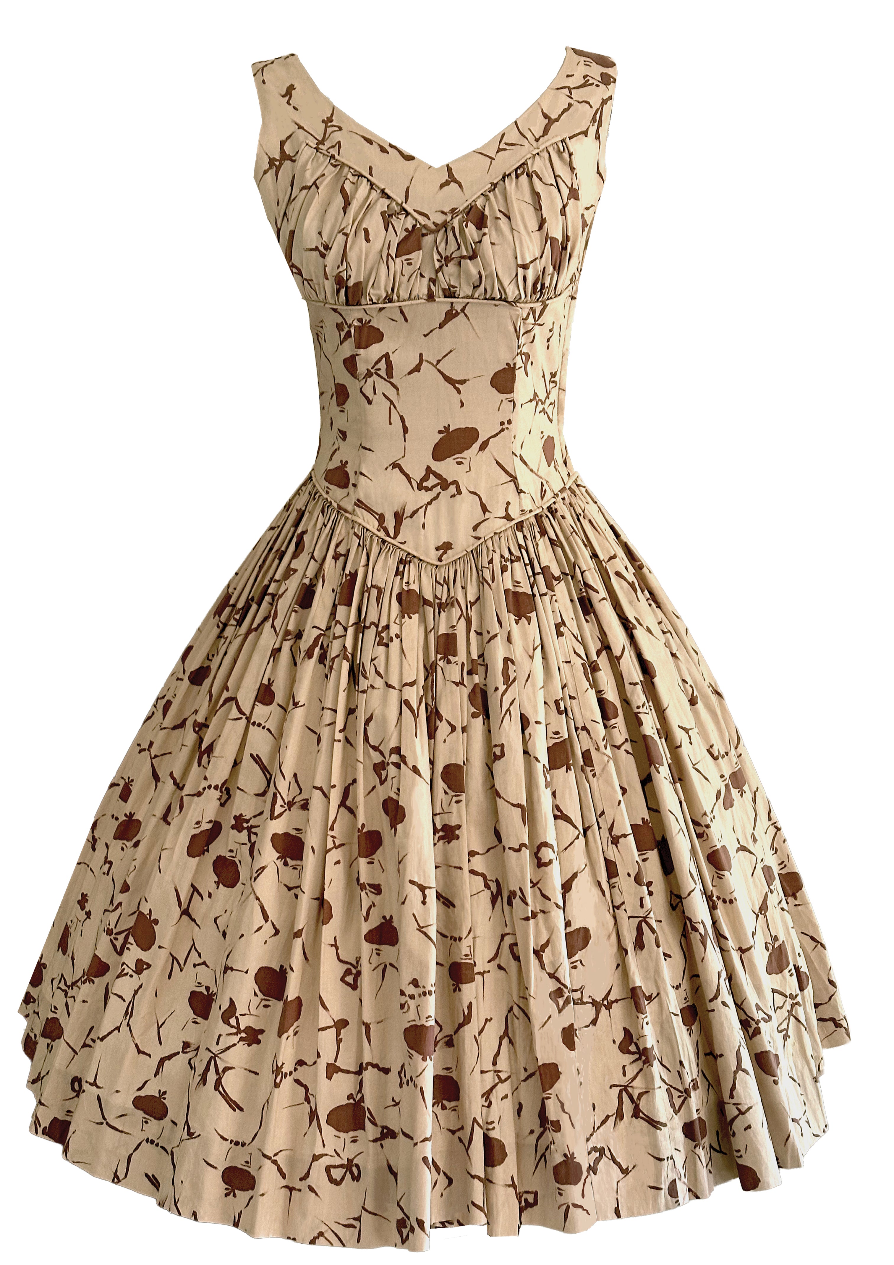 Patron De Robe Vintage Années 1950 - Couture Motif B38 Échelle Gabarit, Neuf Non Découpé