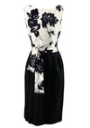 Vintage Early 1960s Black and White Wiggle Dress - NEW!