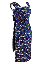 Late 1950s Designer Tulip Print Wiggle Dress- NEW!