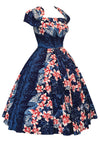 Vintage 1950s Kamehameha Orchid Print Dress - NEW!