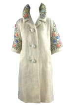 Copy of Rare and Desirable Early 1960s Mohair Embroidered Coat - NEW!