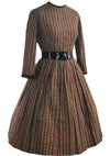 Late 1950s Early 1960s Deadstock Foulard Print Cotton Dress - New!