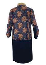 Vintage 1920s Navy Blue Dropped Waist Dress - NEW!