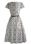 Vintage 1950s Pink Roses Designer Horrockses Dress - NEW!