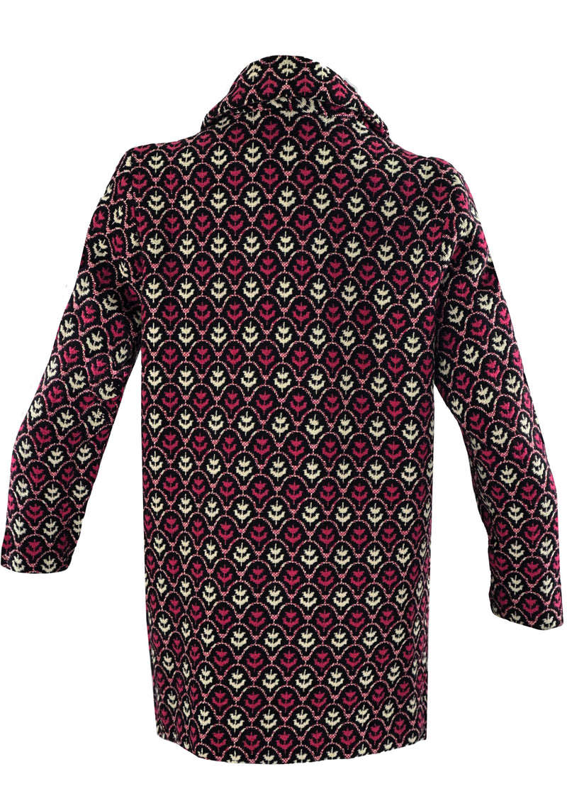 Vintage 1960s Welsh Tapestry Car Coat- NEW!
