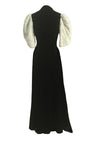 Dramatic 1930s Black Velvet Evening Coat - NEW!