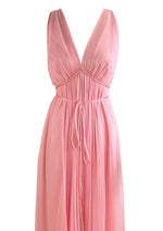 Late 1950s to Early 1960s Pink Nylon Negligee - NEW!