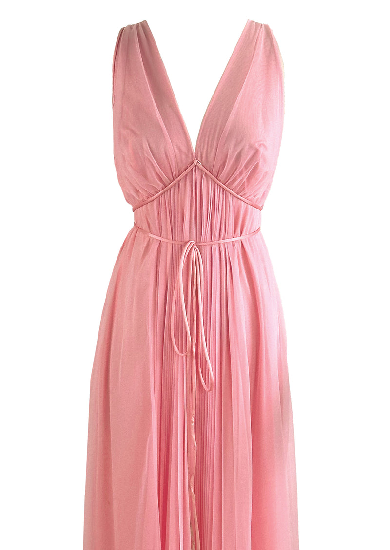 Late 1950s to Early 1960s Pink Nylon Negligee - NEW!