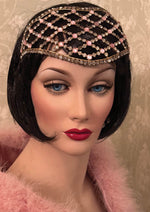Rare Antique 1920s Rhinestone Headband Headpiece - NEW!