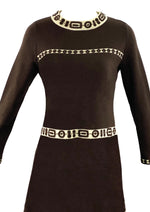 1960s Louis Feraud Knit Designer Dress - New!