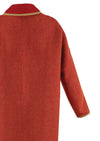 Vintage 1960s Red and Cream Mod Wool Coat - NEW!
