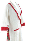 Collectable  Vintage 1940s to 1950s Peacock Chenille Robe (Small)- NEW!