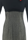 Late 1950s Early 1960s Jerry Gilden Wool Dress - NEW!