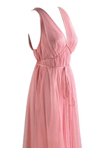 Late 1950s to Early 1960s Pink Nylon Negligee - NEW!