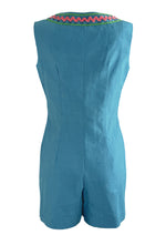 Vintage 1970s Blue Chambray Romper and Maxi Skirt Ensemble - NEW!
