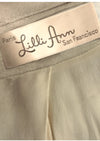 Vintage 1950s Cream Wool Crepe Lilli Ann Jacket- NEW!