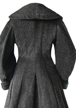 Vintage 1950s Charcoal Grey Lilli Ann Princess Coat- NEW!