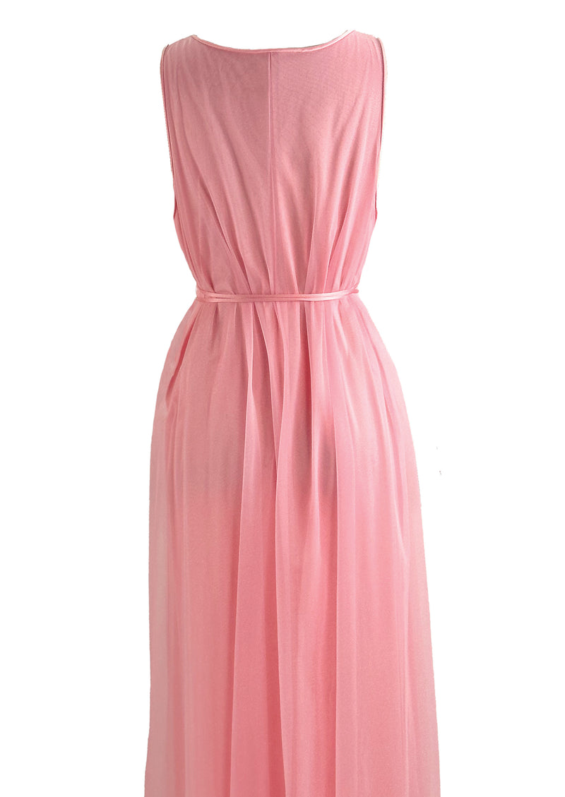 Late 1950s to Early 1960s Pink Nylon Negligee - NEW!