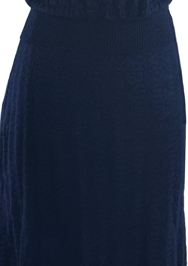 Vintage Late 1930s to Early 1940s  Navy Knit Dress Set - NEW!