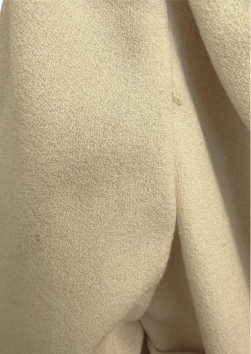 Vintage 1950s Cream Wool Crepe Lilli Ann Jacket- NEW!