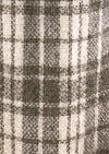 Vintage Late 1950s Lilli Ann Cream and Taupe Plaid Designer Coat - NEW!