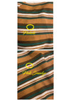 Early 1960s Green and Gold Diagonal Stripe Dress  - New!