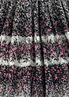 Vintage Late 1950s Border Print Floral Dress - NEW!