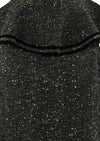 Vintage 1950s Black and Cream Flecked Wool Designer Suit - NEW!