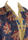 Vintage 1920s Navy Blue Dropped Waist Dress - NEW!