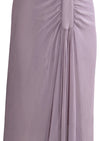 Vintage late 1930s Lilac Coloured Ruched Crepe Gown - NEW!