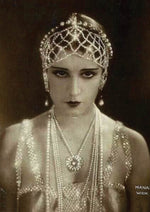 Rare Antique 1920s Rhinestone Headband Headpiece - NEW!