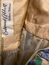 Vintage 1950s Gold Metallic Brocade Designer Cocktail Dress- NEW!