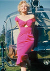 Recreation of Marilyn Monroe's Magenta Dress in Film Niagara - New!