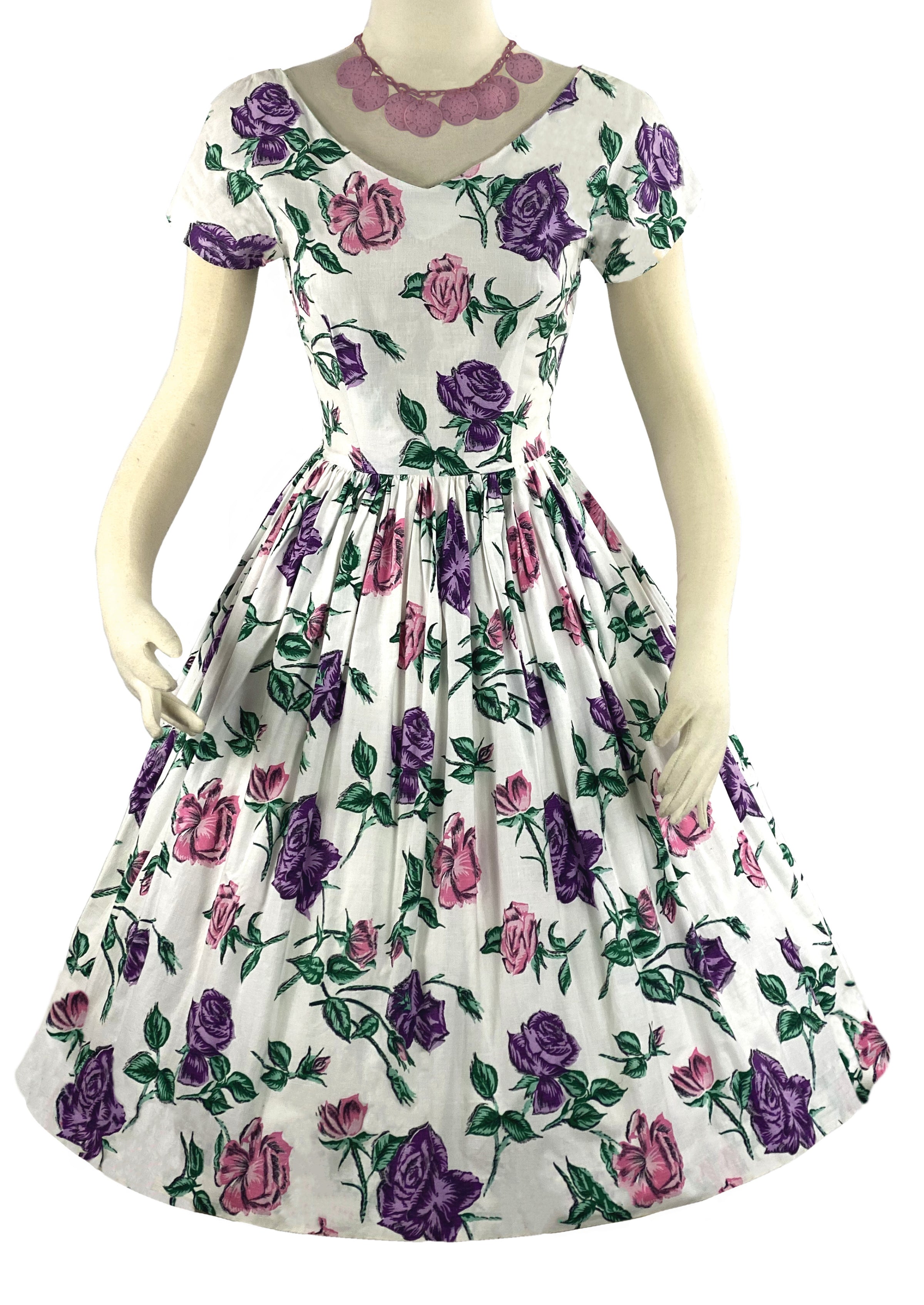 Purple 50s deals dress