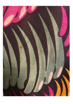 Vintage 1940s Novelty Print Silk Taffeta Dress - New!