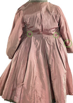 Dramatic 1950s Grey Flecked Wool Princess Coat- NEW!