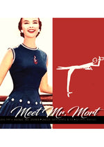 Vintage Late 1950s Designer Cotton Sailor Dress - NEW!