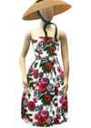 Later 1950s to Early 1960s Zinnia Floral Cotton Dress - NEW!