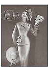 Rare Documented 1950s Lillli Ann Caramel Silk Suit- New!