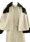Vintage 1940s Cream Wool Three Piece Suit- NEW!
