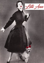 Stunning 1950s Lilli Ann Designer Princess Coat- New!