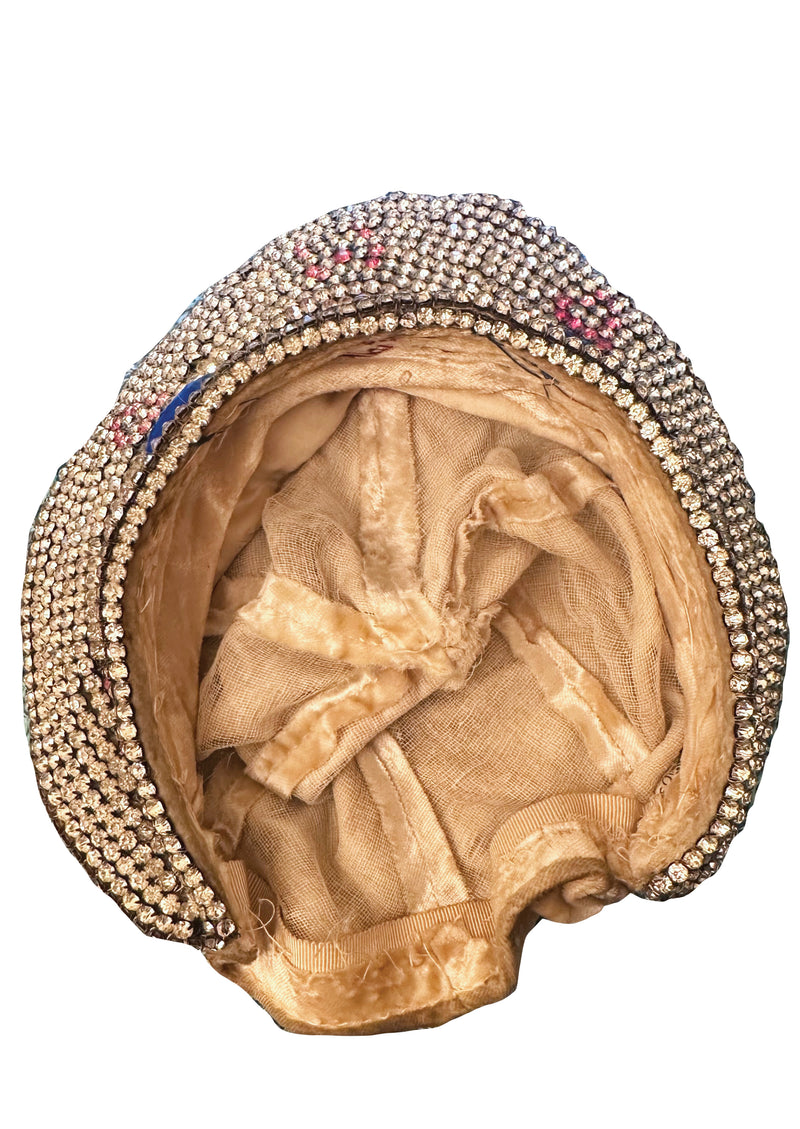 Vintage 1920s - 1930s Rhinestone Kokoshnik Headpiece- NEW!
