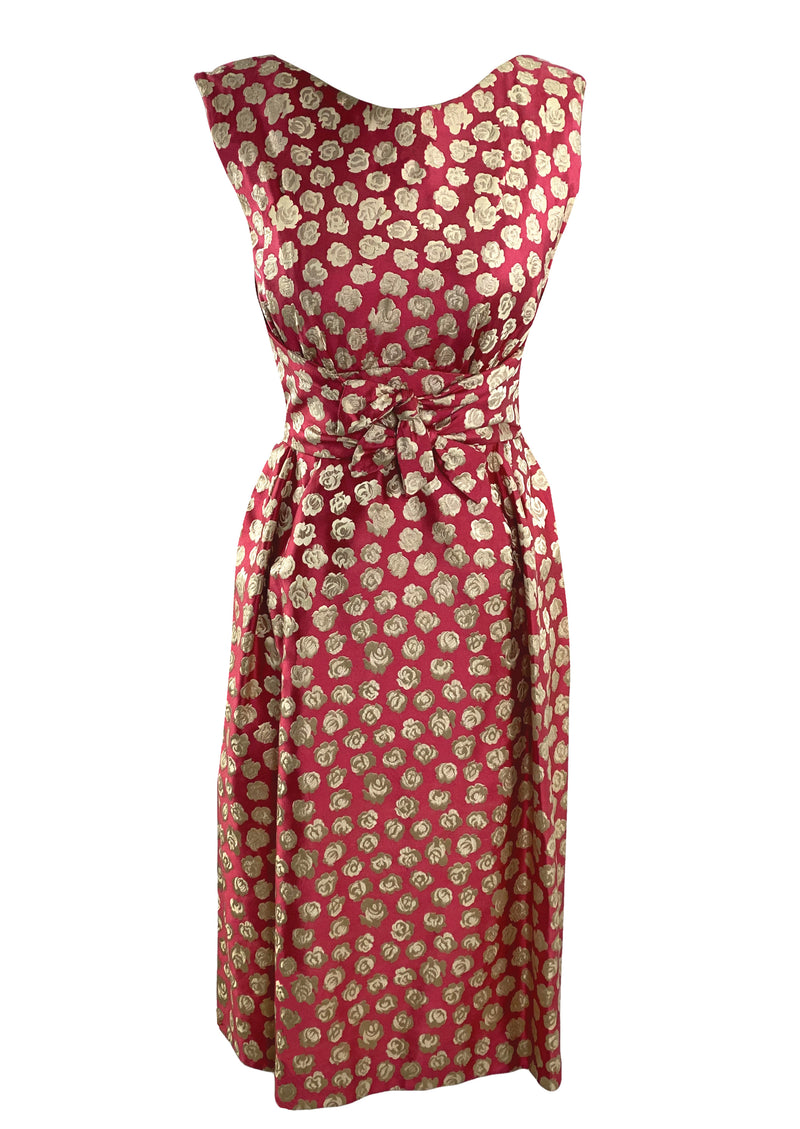 Late 1950s to Early 1960s Rouge Pink Dress - New!