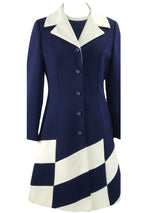 Couture 1960s Navy & White Lilli Ann Ensemble - New! (ON HOLD)