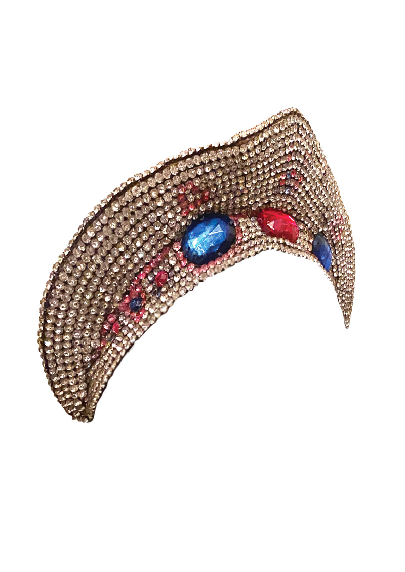 Vintage 1920s - 1930s Rhinestone Kokoshnik Headpiece- NEW!