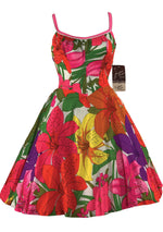 Vintage 1960s De Weese Bright Floral Sundress- New!