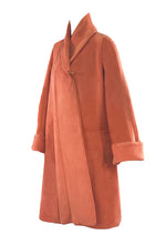 Vintage Hilary Bradley Designer Coral Cashmere Coat- NEW!